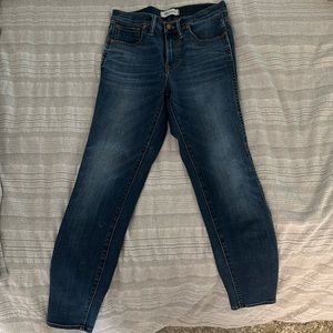 Madewell 10” high rise skinny